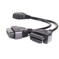 OBD2 Splitter адаптер расширения 16pin мужской женский кабель Y